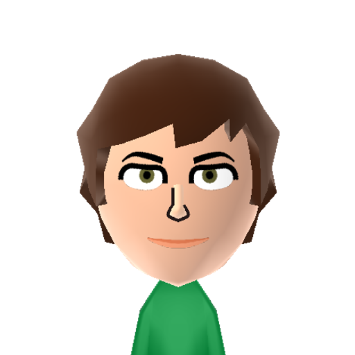 TobyTurner Mii character: AKA "Tobuscus" from YouTube.