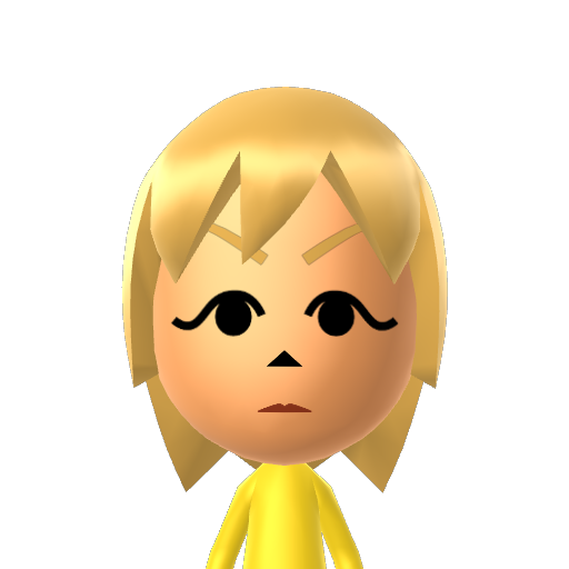 Sandy Mii character: from @Jyrki_Juhani_Asikainen