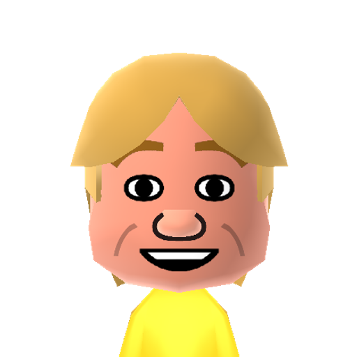 SteveIrwin Mii character: Star of the Crocodile Hunter and hero of wildlife everywhere.