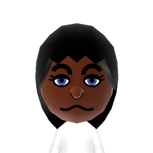Lucy Mii character preview