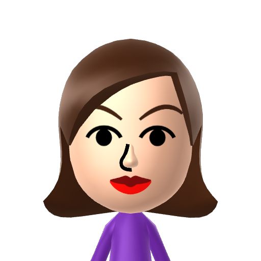 Julia Mii character: NNID: Amazonia123
