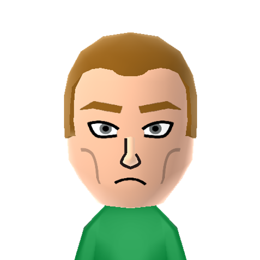 DooM Guy Mii character: From the game "Doom", the little face that appears in your H.U.D. grinning like a madman when you finally get your demon blood-stained hands on the B.F.G. 9000, finally climbs back from Hell to eliminate the Demons in your Smash Bros. game!