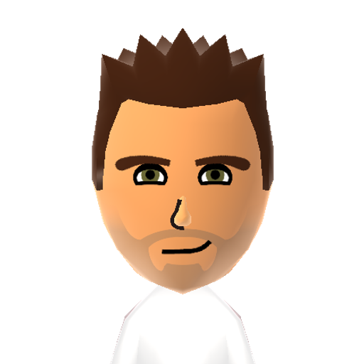 AdamLevine Mii character: Lead singer of Maroon 5 and judge/mentor on singing show "The Voice".