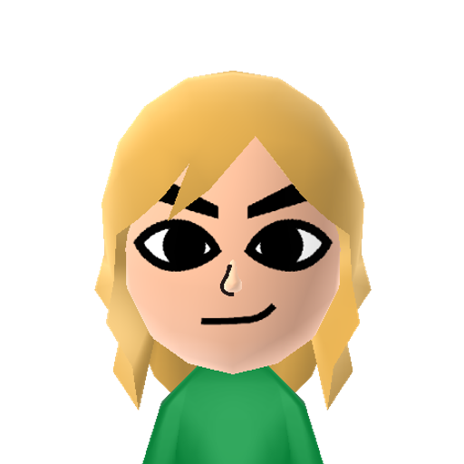 Toon Link Mii character: Toon Link