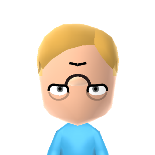 JakeTucker Mii character: The kid with an upside-down face on the animated show "The Family Guy". Voiced by show creator Seth MacFarlane.
