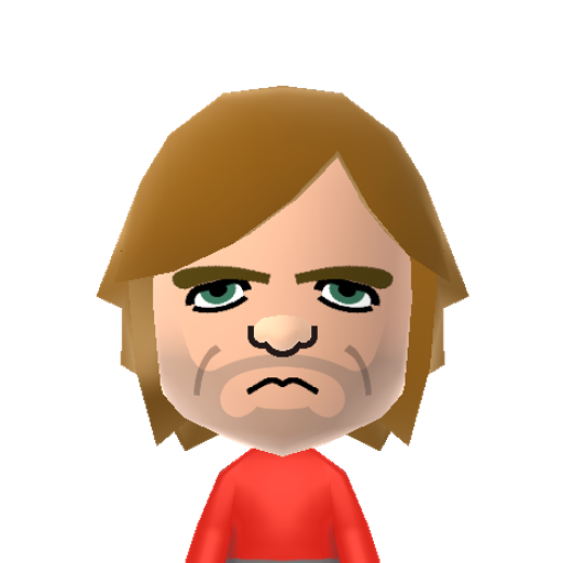 Tyrion L. Mii character: Character from "Game of Thrones"