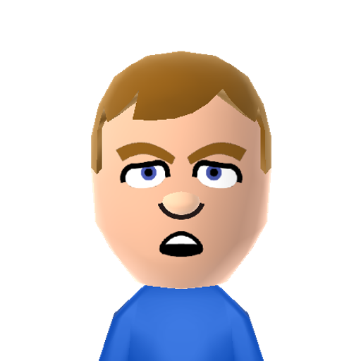P. Manning Mii character: NFL Quarterback and three time MVP from the Indianapolis Colts.