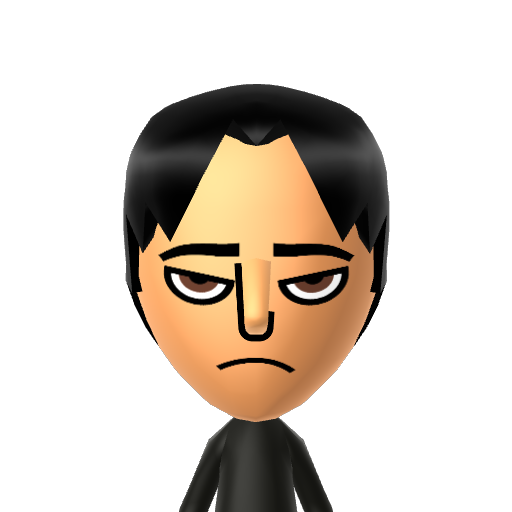 Yul Mii character: from Disventure Camp Contestants as Miis + QR Codes (UPDATED) [@michellemagnuson5108]