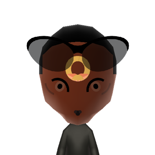 Umbreon Mii character preview
