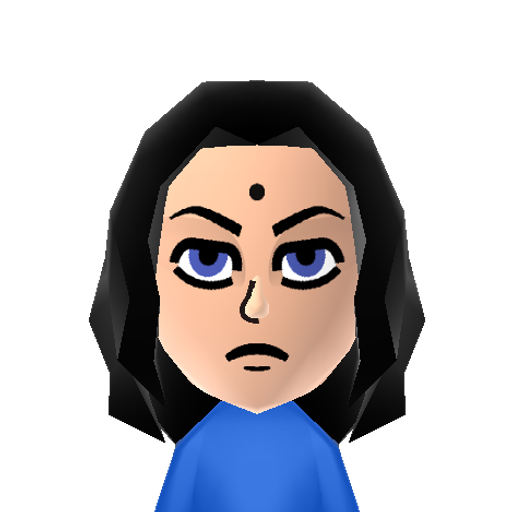 Raven Mii character preview