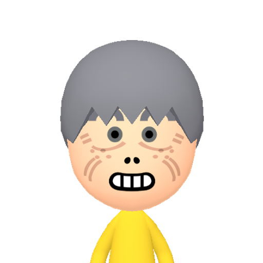 no name Mii character: This Mii is from the Switch SDK as a SampleDB Mii.
