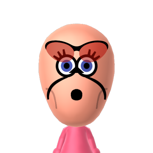 ? Mii character: A Mii uploaded to Check Mii Out Channel (WiiLInk)