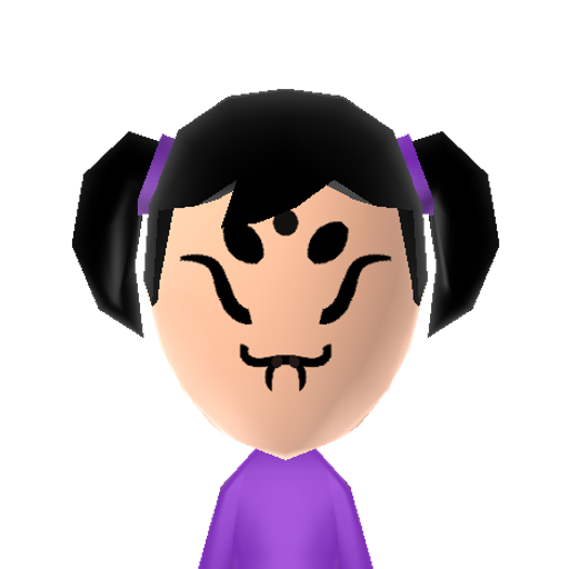 Muffet Mii character: Muffet, the tea-loving spider boss featured in Undertale. (Source: https://jahmocha.tumblr.com/post/131850723858)