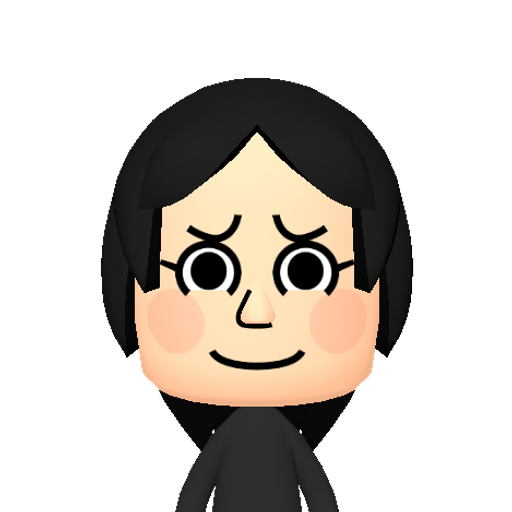 ðñòóôõö÷øù Mii character: This Mii is from the Switch SDK as a SampleDB Mii.