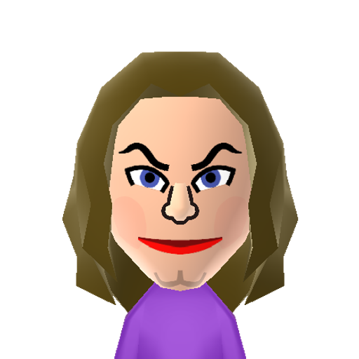 Joker Mii character: Batman's arch enemy from the Batman series.