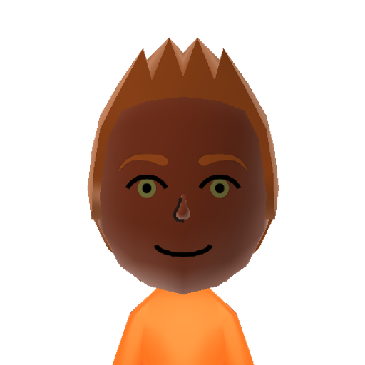 Firey Jr. Mii character: A Mii from Goiky Sports Resort, a mod for Wii Sports Resort
