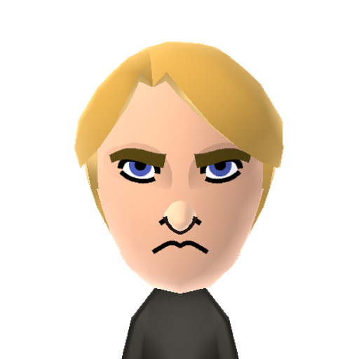 D. Malfoy Mii character: Schoolmate of Harry Potter and antagonist in the "Harry Potter" books and films.