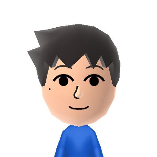 えいた Mii character: Extracted from Super Mario Maker 2 servers. Maker Name: ◎_ślσ°♪ -- Maker ID: QYX-QLT-5SG -- Country: Japan