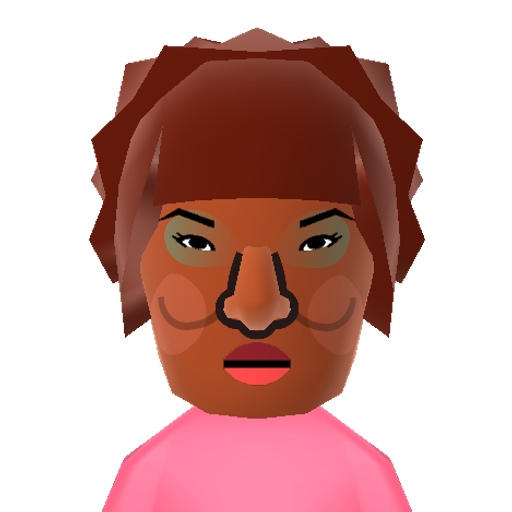 Rasputia Mii character: Female antagonist from the movie "Norbit" played by Eddie Murphy.