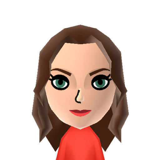 S.Witch Mii character: Wanda Maximoff from Marvel's Avengers as played by Elizabeth Olsen in "Avengers: Age of Ultron".