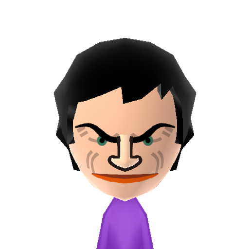 Joker Mii character preview