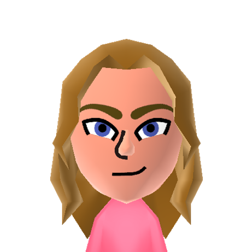 Heather Mii character: A Mii from Wii Sports: Storm City, a mod for Wii Sports