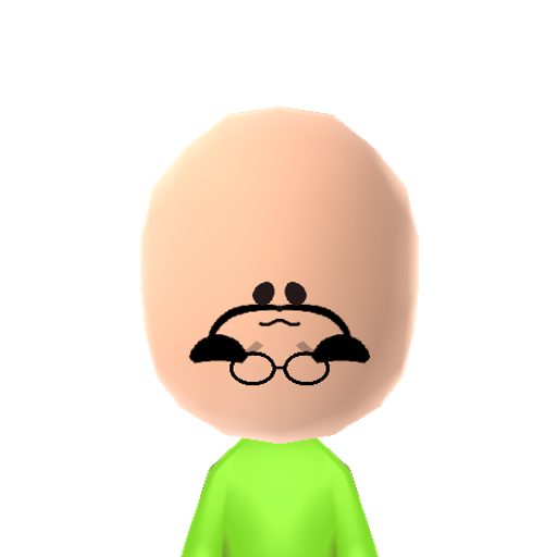 Frog Mii character preview