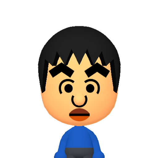 no name Mii character: This Mii is from the Switch SDK as a .charinfo test.