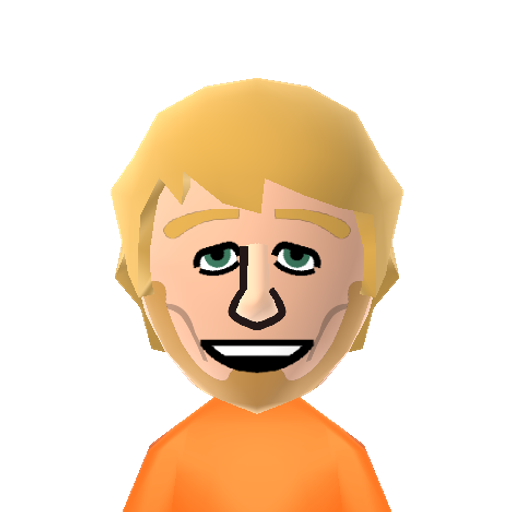 Aquaman Mii character: As he appears in the tv show Batman: the Brave and the Bold.