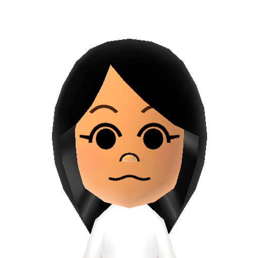 053 Mii character: this Mii can be seen at the start of AKB48+Me