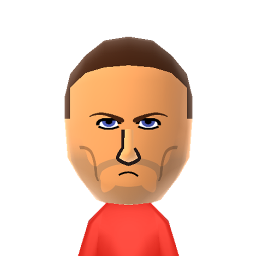 Orton Mii character: Third generation WWE superstar and multi-time champion.