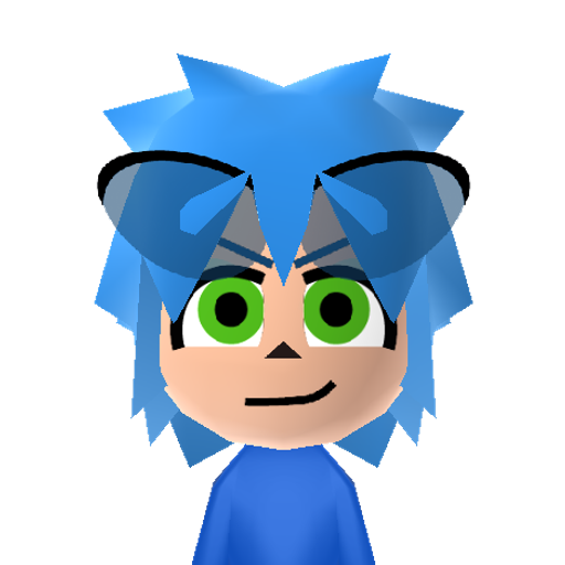 Sonic Mii character preview