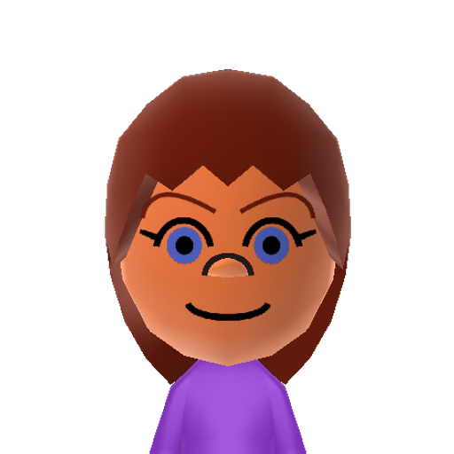 Mandy Mii character: A Mii from Preston's Custom Mii Modpack (WSR)