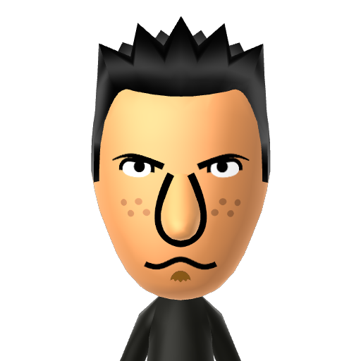 ? Mii character: A Mii uploaded to Check Mii Out Channel (WiiLInk)
