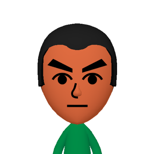 no name Mii character: This Mii is from the Switch SDK as a SampleDB Mii.