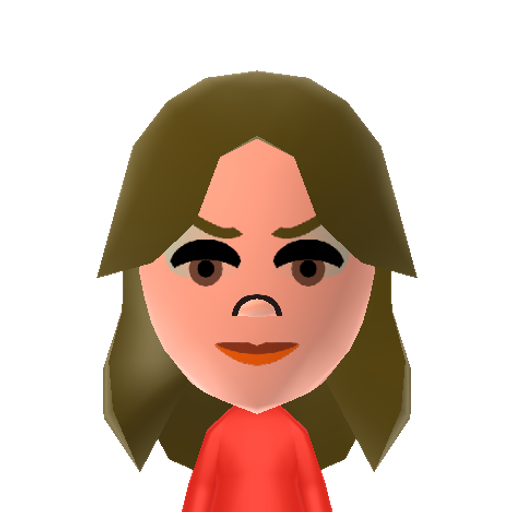 NINTENDO Mii character: This is one of the 101 Miis who would appear in the WaraWara Plaza if the Wii U is not connected to the internet, Since Miiverse was discontinued on 2017, that is always going to happen unless they use a unofficial Miiverse revival.