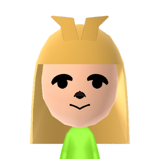 Isabelle Mii character preview