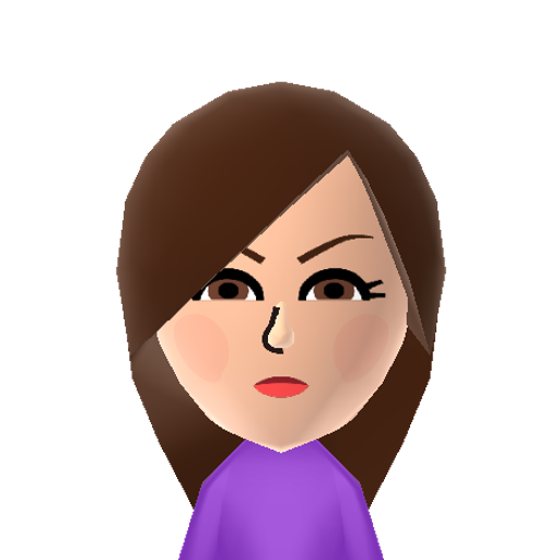 Cher Lloyd Mii character: 2010 contestant on The X Factor alongside One Direction. She came in fourth.