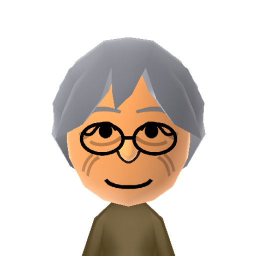 ババ Mii character: A Mii from Jinsei Game Wii