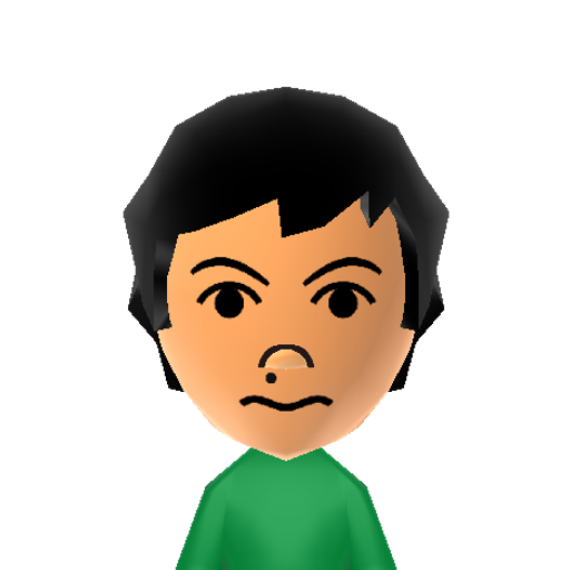Gukei Mii character: 3DS Wii U promotional Miis
