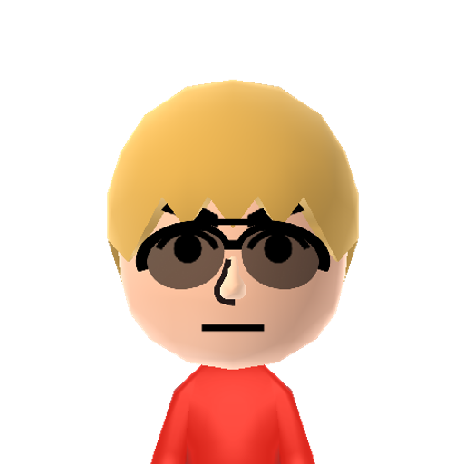 TG: Dave Mii character: One of the Beta human kids from the webcomic "Homestuck".