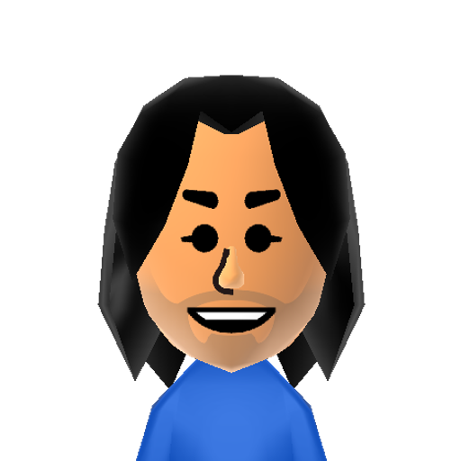 Chris M. Mii character: This complete narcissist labeled 'The Host with the Most' hosts the "Total Drama" cartoon series.
