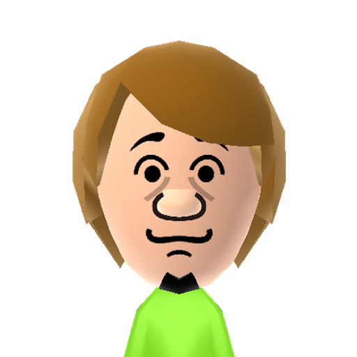 Shaggy Mii character preview
