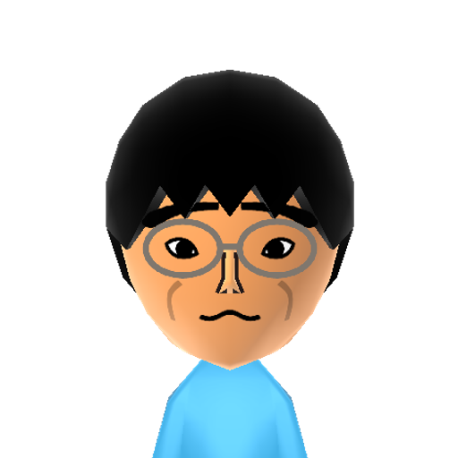 レン Mii character: From Wii Party, as seen in Japan.