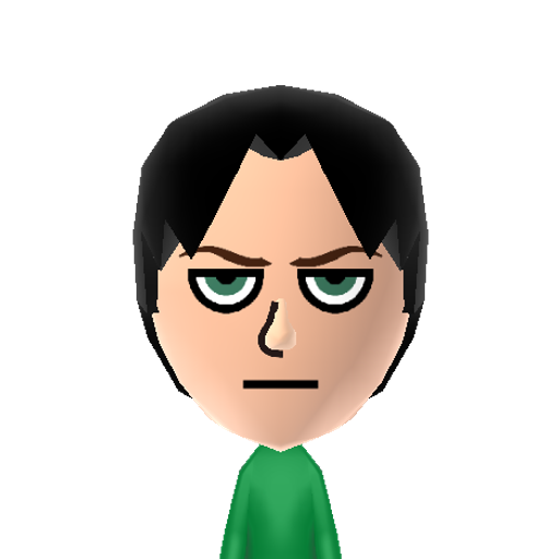 Levi Mii character: Captain Levi from the anime/manga "Attack on Titan".