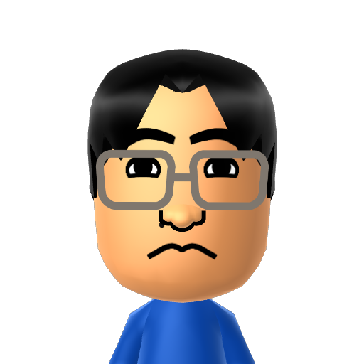 つだ Mii character: a Mii from And-Kensaku