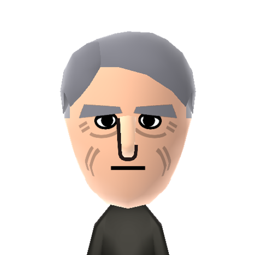 WHHarrison Mii character: 9th President of the United States. Became famous for being a general during the War of 1812. Holds the record for shortest presidency at 32 days in office before his death.