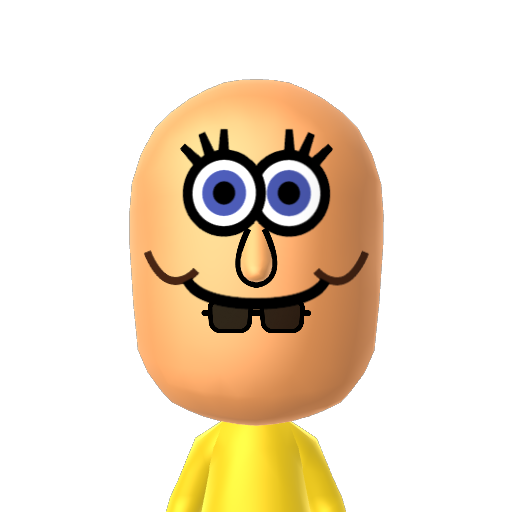 Spongebob Mii character preview