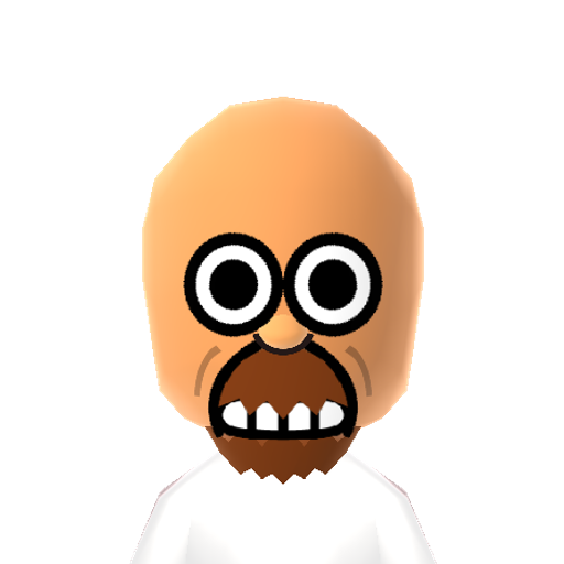 Homer Mii character preview