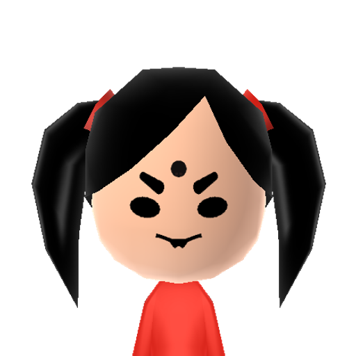Muffet Mii character: Spider monster from Undertale.